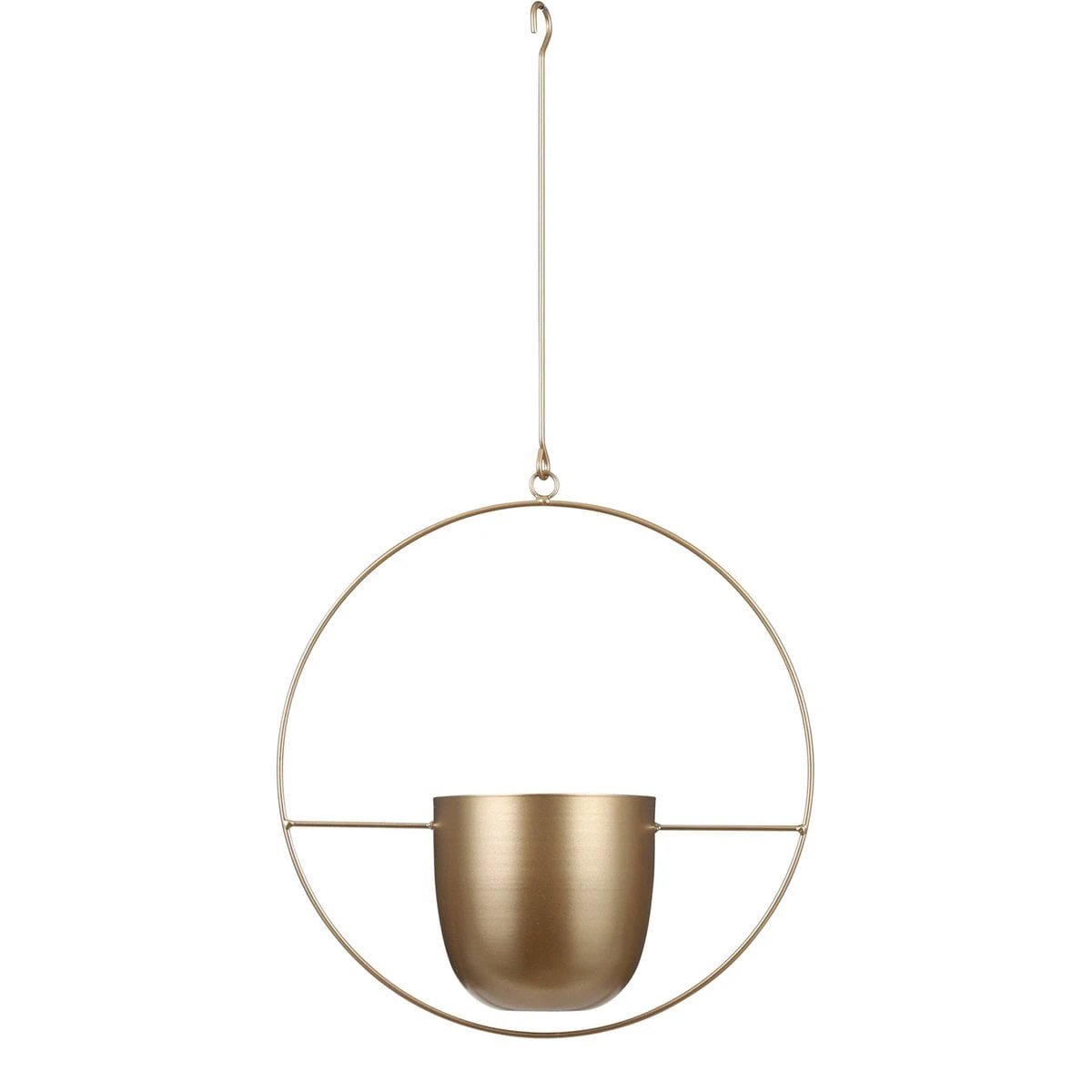Flowerpot hanging inside Dexter Gold by Mica Decorations