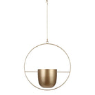 Flowerpot hanging inside Dexter Gold by Mica Decorations