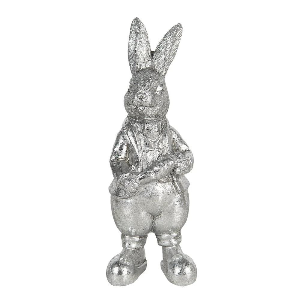 Decoration rabbit 6x6x13 cm by Clayre & Eef.