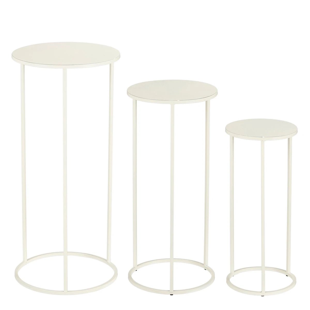 Side table set Quinty Off-white by Mica Decorations