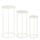 Side table set Quinty Off-white by Mica Decorations