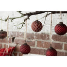 Weihnachtskugel Ø 8x8 cm (Set mit 4) von Clayre & Eef.
