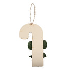 Kersthanger Zuurstok 16x1x29 cm Rood Hout by Clayre & Eef.