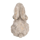 Decoration image rabbit 15 cm gray stone by Clayre & Eef.