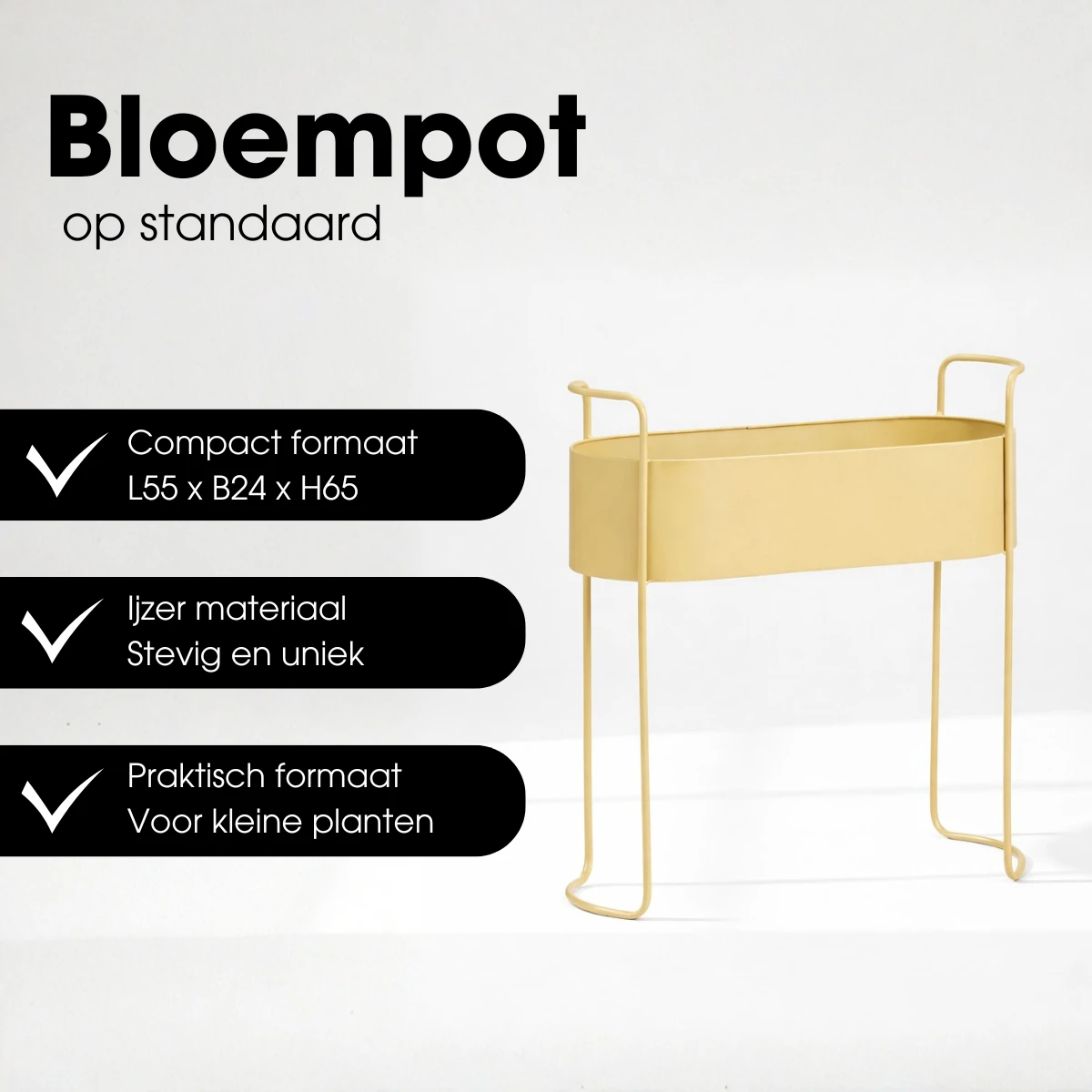 Flowerpot inside Moritz Beige by Mica Decorations
