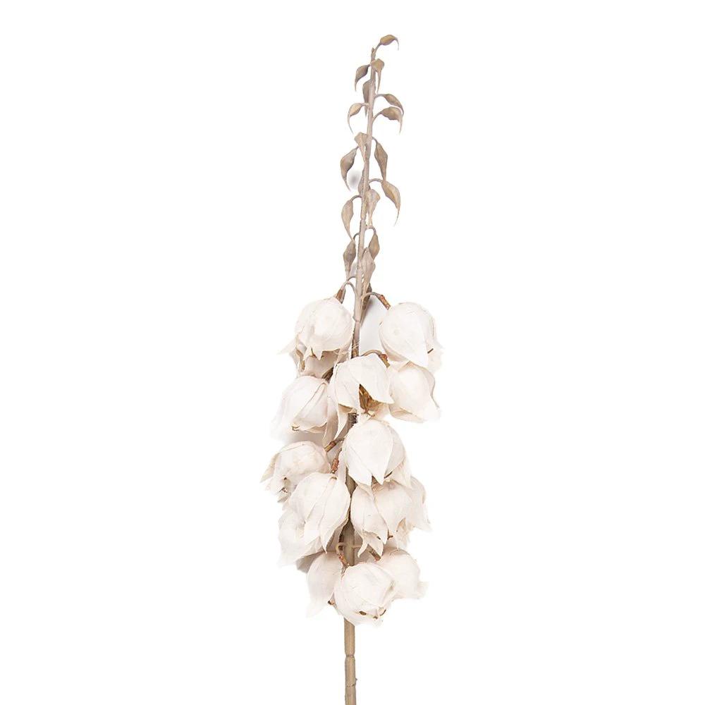 Artificial flower 100 cm white plastic by Clayre & Eef.