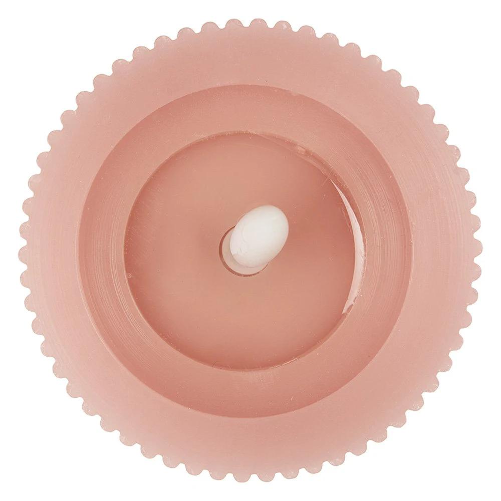 LED-Kerze Ø 8×13 cm rosa Wachs von Clayre & Eef.