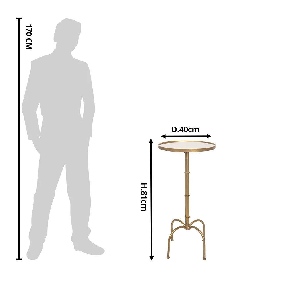 Beistelltisch Ø 40x81 cm von Clayre & Eef.
