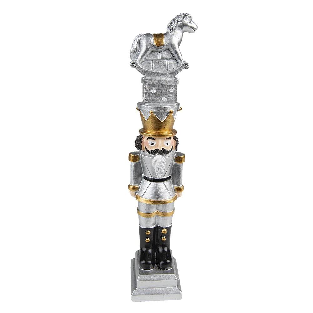 Decoration nutcracker 6x5x23 cm by Clayre & Eef.