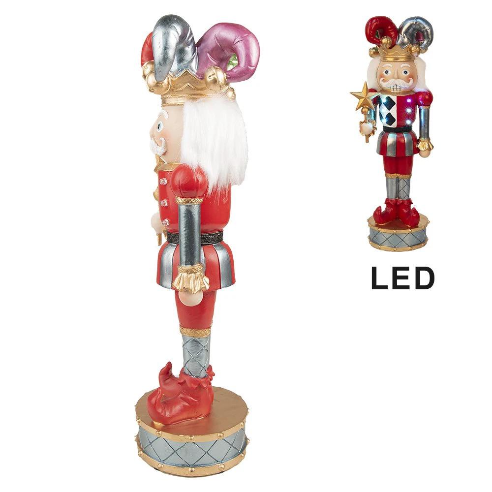 Dekorationsbild Harlequin mit LED 13x10x38 cm / 2xaaa von Clayre & Eef.
