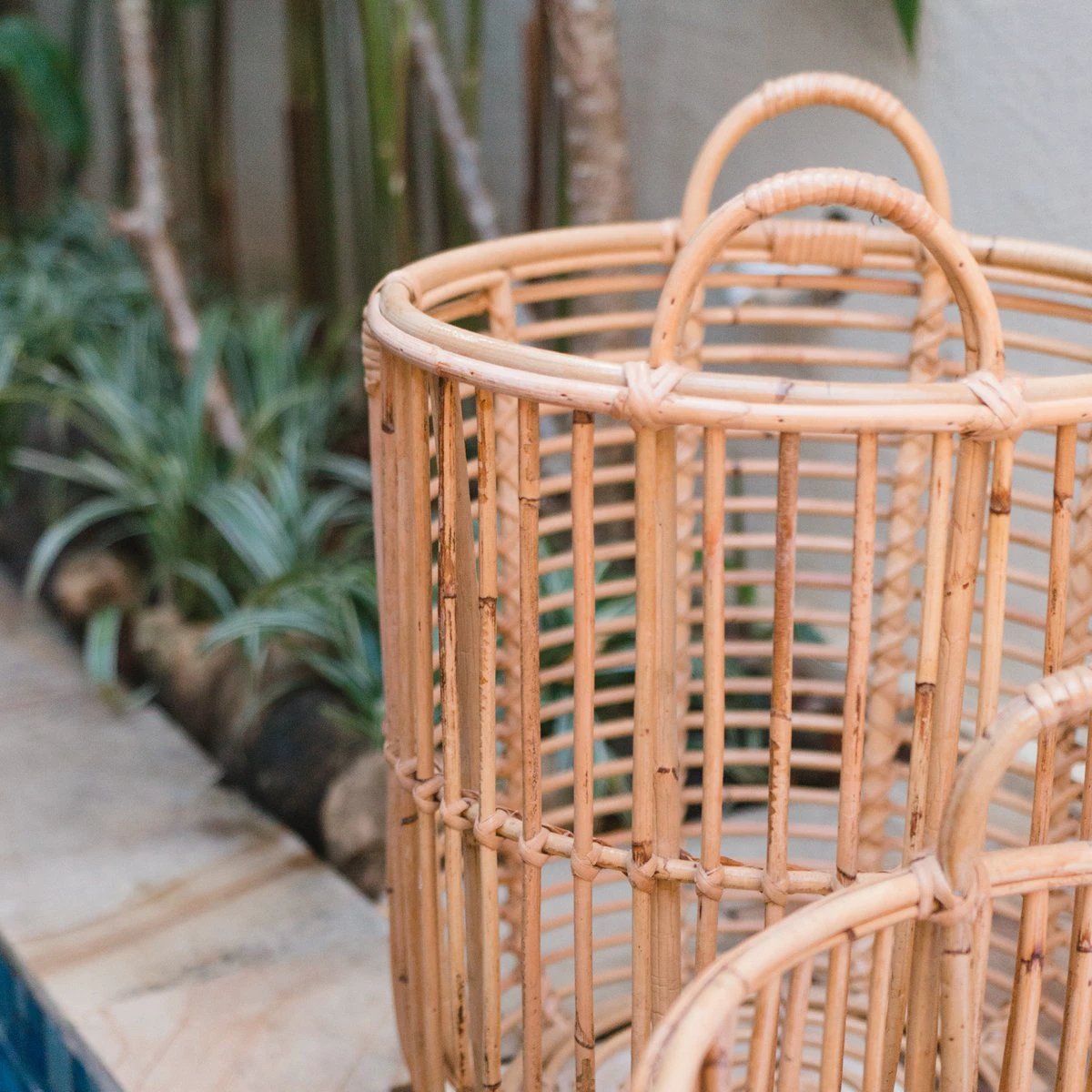 Laundry Basket | Plant Basket | Storage Basket JEMUH Made of Rattan (2 sizes) by Soeji