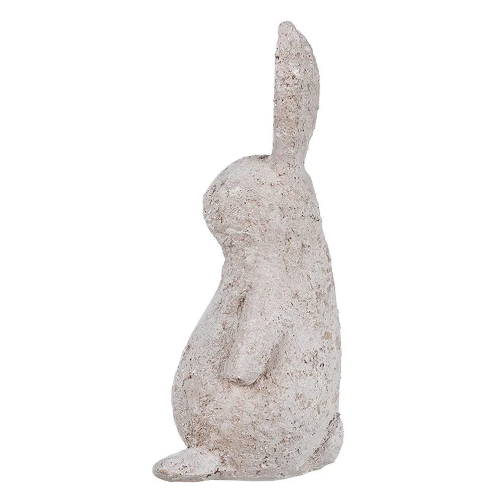 Decoration rabbit 11x11x26 cm by Clayre & Eef.