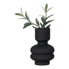 Vase - Black, Glass, Ø15x22cm by EMIRELLE