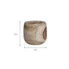 Flowerpot inside Pia Light brown by Mica Decorations