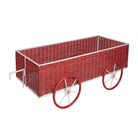 Christmas decoration train 310x65x136 cm red metal by Clayre & Eef.