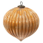 Weihnachtskugel XL Ø 25 cm goldfarben – Weihnachtsdekoration aus Glas von Clayre & Eef.