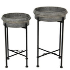 Pflanzenhalter stehend (2) Ø 40x68 / Ø 35x61 cm von Clayre & Eef.