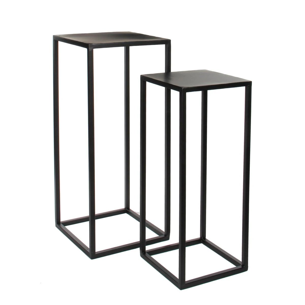 Side table set Goa Black by Mica Decorations