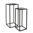 Side table set Goa Black by Mica Decorations