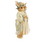 Beeld Konijn 21 cm Bruin Groen Polyester by Clayre & Eef.