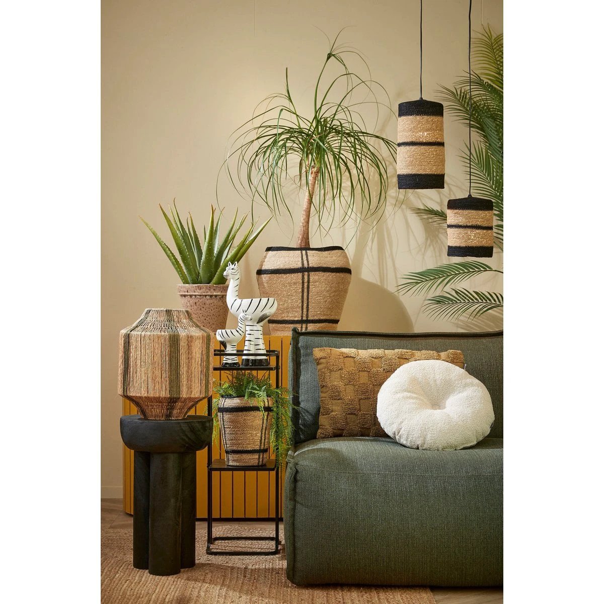 Lantern Liliano Dark brown by Mica Decorations
