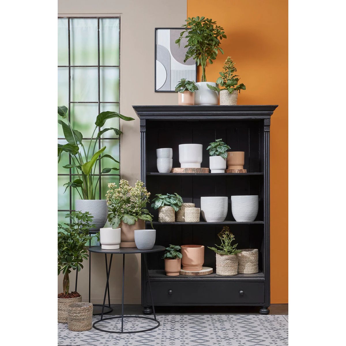 Plantenmand Atlantic Crème by Mica Decorations