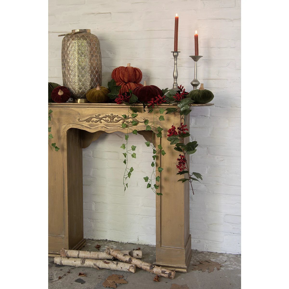 Candlestick Ø 9x32 cm by Clayre & Eef.