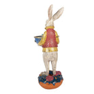Decoration image rabbit 12x10x28 cm beige plastic by Clayre & Eef.