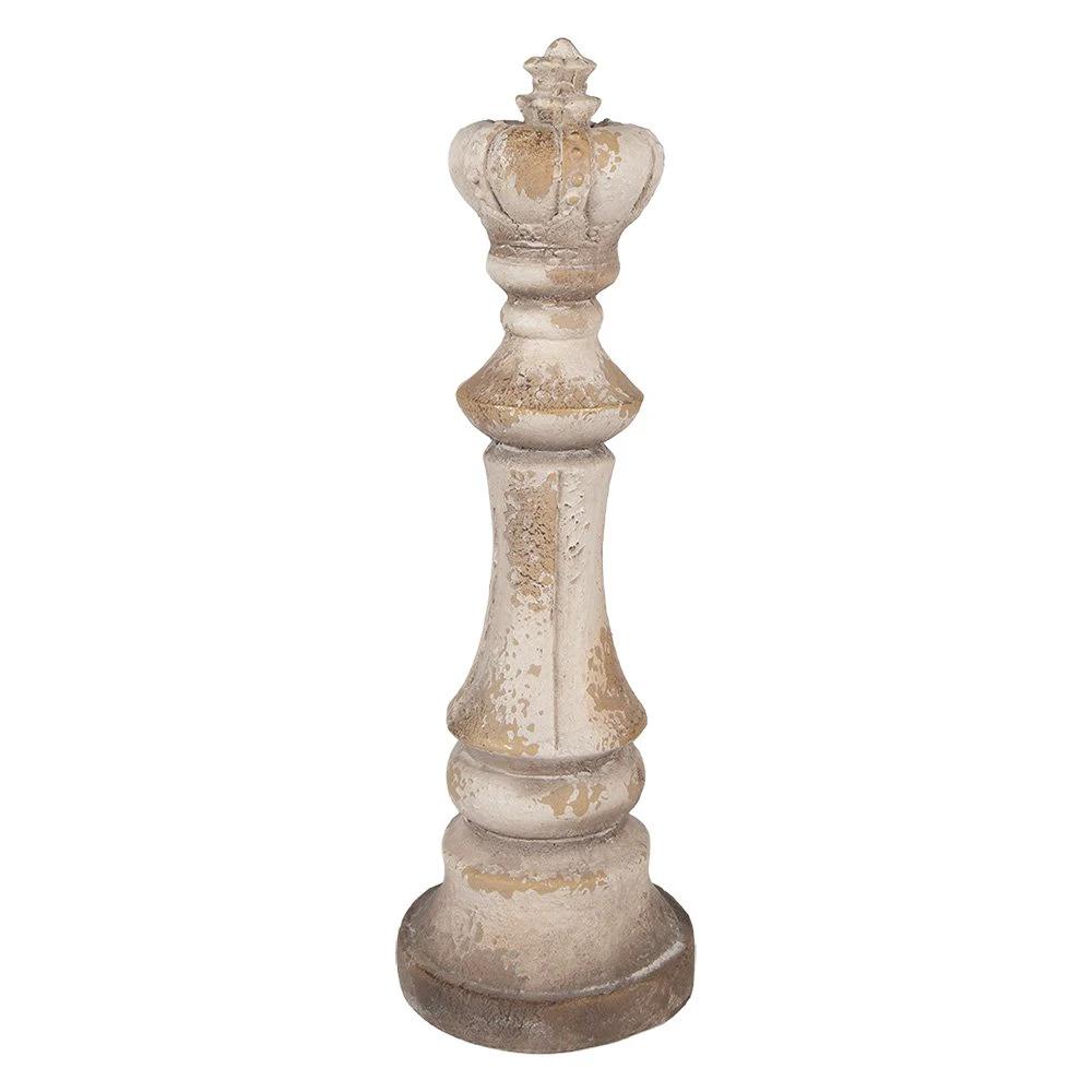 Deko-Ornament Ø 17x51 cm beige Keramik von Clayre & Eef.