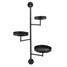 Wall rack Perry Black by Mica Decorations