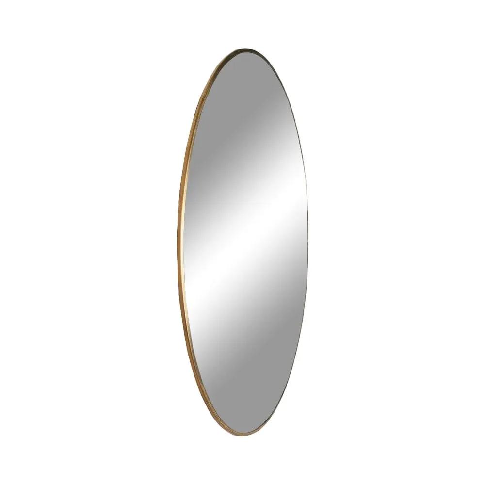 Jersey Mirror - Brass Look, Steel, Ø40cm by EMIRELLE