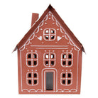 Decoration House with LED 27x19x32 cm/ 3x AAA Brown Metal by Clayre & Eef.