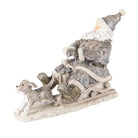 Decoration Santa on sleigh 24x8x16 cm by Clayre & Eef.