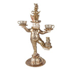Decoration image rabbit 35x22x58 cm gold -colored plastic by Clayre & Eef.