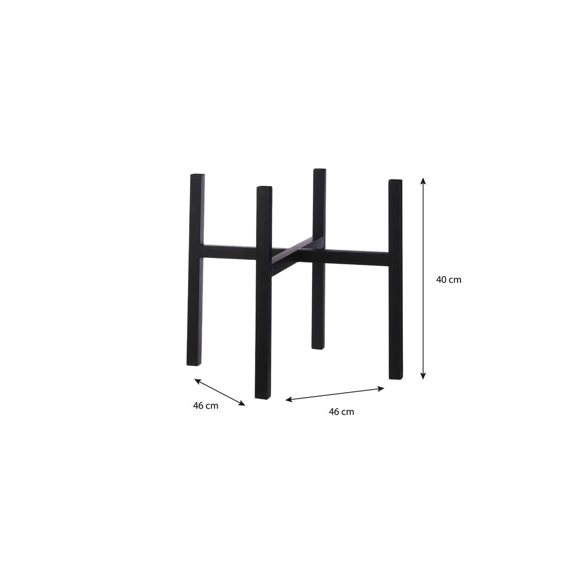 Plant stand Ascot Black by Mica Decorations