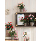 Artificial plant Rosebush White by Mica Decorations