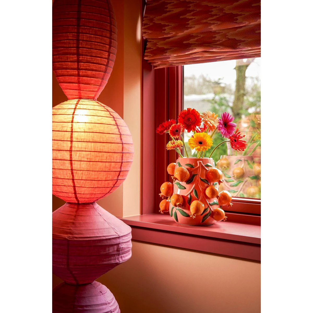 Vase Melika Pink by Mica Decorations