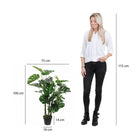 Artificial plant Monstera green by Mica Decorations