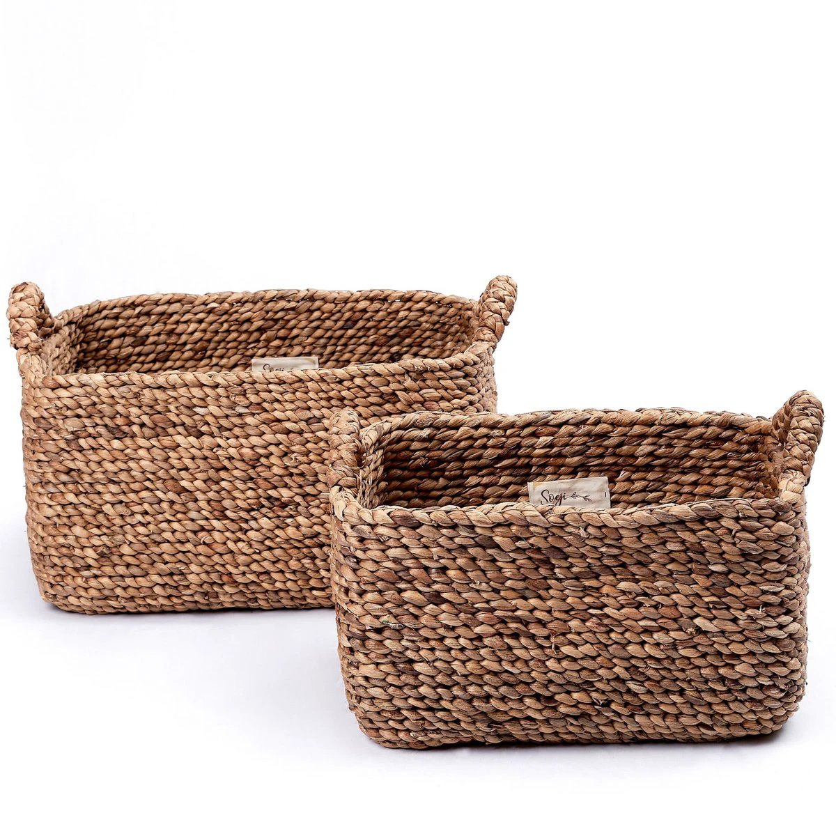 Storage Basket TANIMBAR made from Water Hyacinth by Soeji