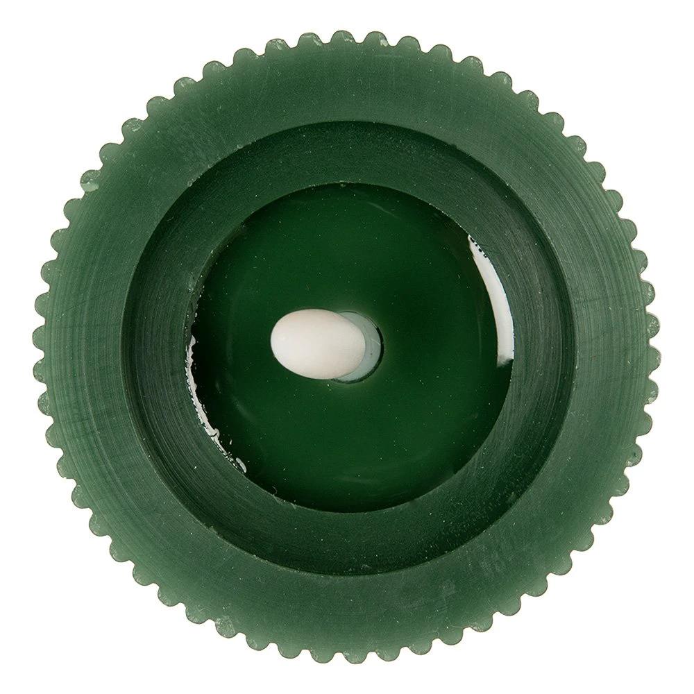 LED Kaars Ø 8x13 cm Groen Wax by Clayre & Eef.
