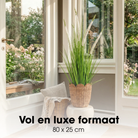 Artificial Plant Ornamental Grass White by Mica Decorations