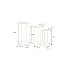 Side table set Quinty Off-white by Mica Decorations
