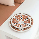Wall Decor Round Boho Wall Basket or Flat Bowl TAMAN made of Banana Fibre (2 sizes) by Soeji