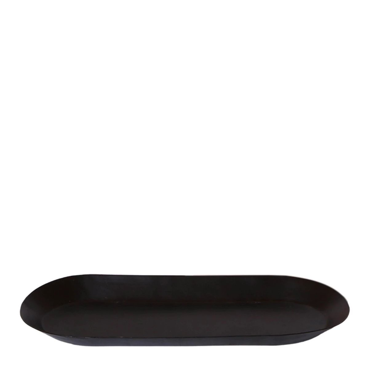 Kolibri Home | Plate oval - Ovale dienblad Ø30cm - Black by Kolibri Company