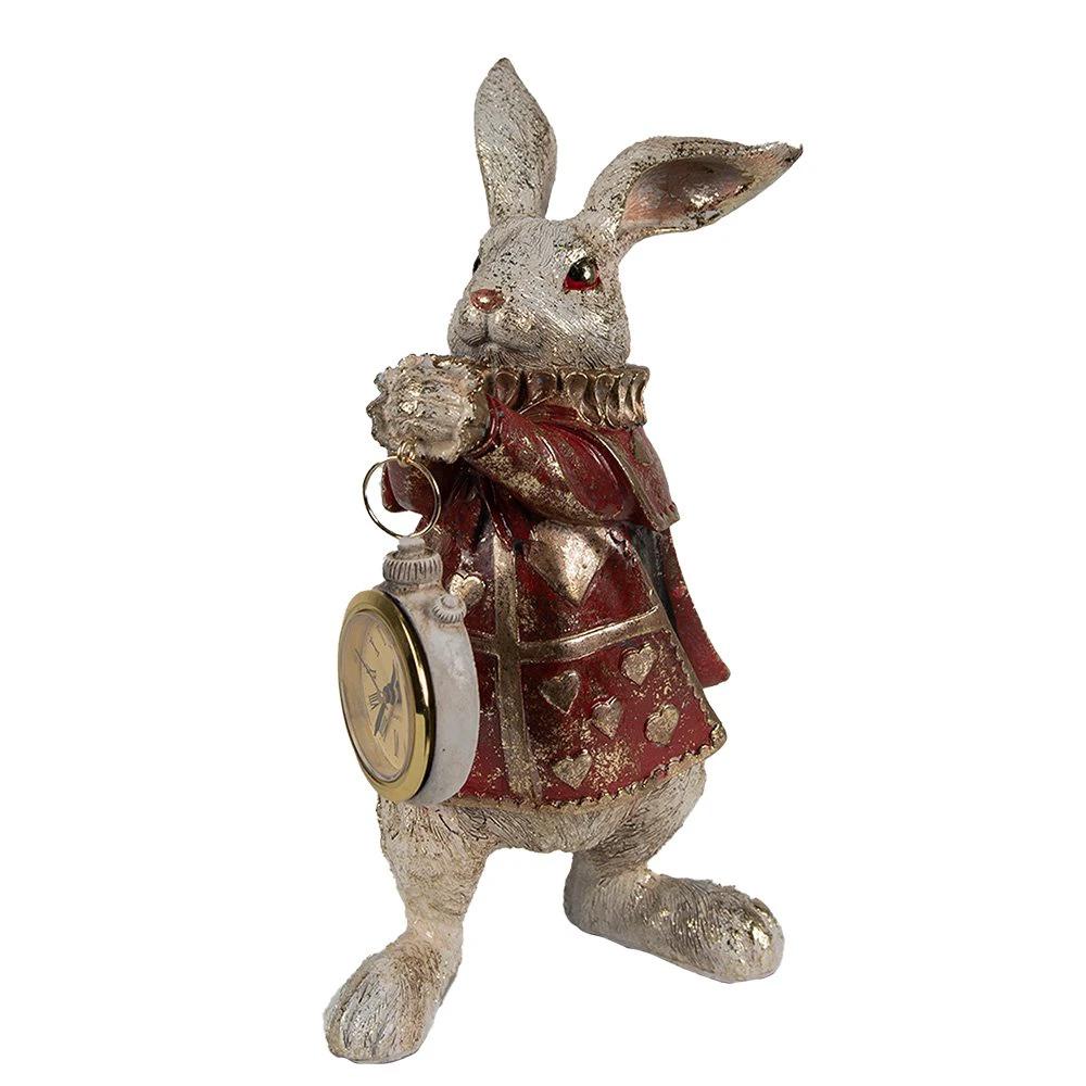 Bild Hase 14x13x25 cm goldfarbenes Polyresin Wohnaccessoires von Clayre & Eef.