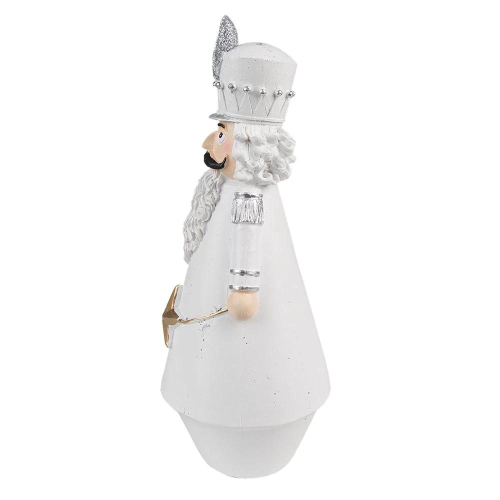Decoration nutcracker 9x9x24 cm by Clayre & Eef.