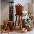 Storage basket set Eleta Light brown by Mica Decorations