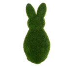 Decoration Statue Rabbit Ø 9x21 cm Green Plastic by Clayre & Eef.