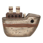 Deko-Modellboot 12 cm Beige Braun Holz von Clayre & Eef.