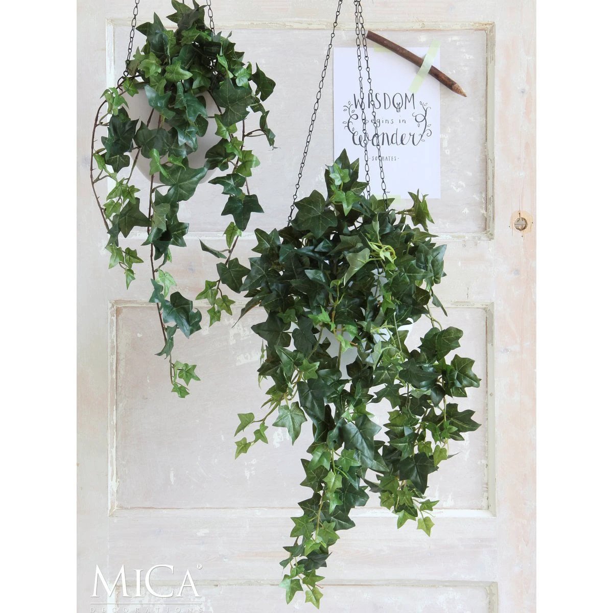 Artificial hanging plant Ivy Green by Mica Decorations
